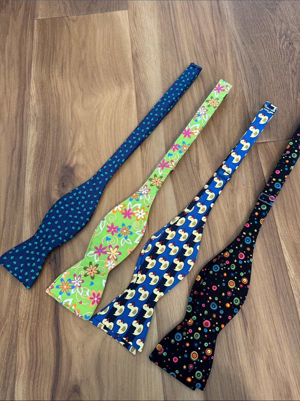 Bundle of 4 Unique Bow Ties - Adjustable